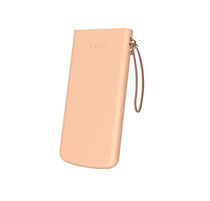 Lapisan Karet Berwarna-warni 138mm Portable Dual USB Power Bank