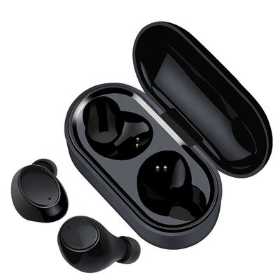 Binaural HD Stereo Headphone Bluetooth Tahan Keringat 1j 50mAh XY-3 TWS Earbudz Tahan Air