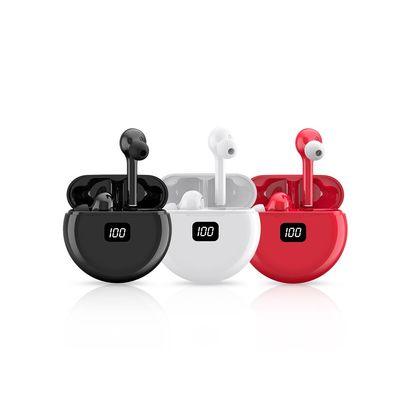 15M Transmisi IPX-4 Bluetooth 5.0 TWS Noise Cancelling Headphone