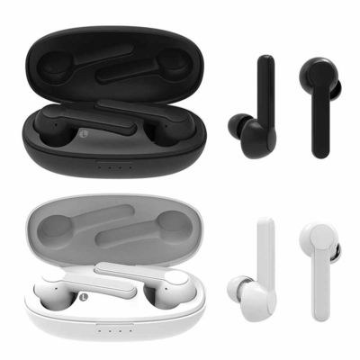 CE RoHs 15m Twins Earbud Nirkabel Headphone Bluetooth 5.0 Ergonomis