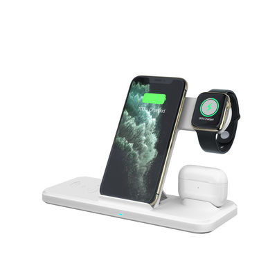 N51 4 In 1 Pengisi Daya Telepon Nirkabel Portabel Power Bank Qi Pengisi Daya Nirkabel