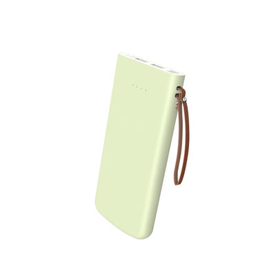 Lapisan Karet Berwarna-warni 138mm Portable Dual USB Power Bank