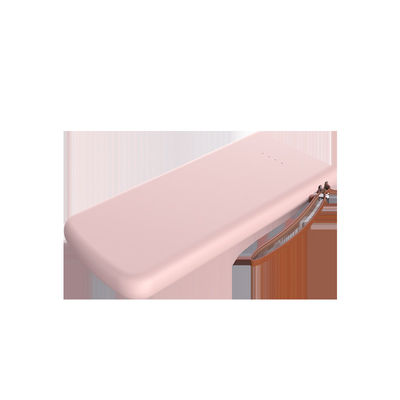 Lapisan Karet Berwarna-warni 138mm Portable Dual USB Power Bank