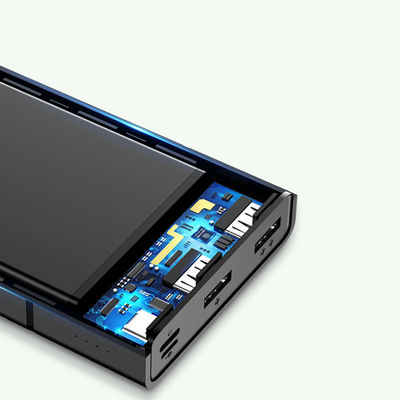 Kapasitas Tinggi 20000mAh 380g Paket Baterai USB Ganda
