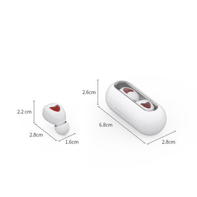 Panggilan Stereo V5.0 500mAh Earbud Nirkabel Tahan Air