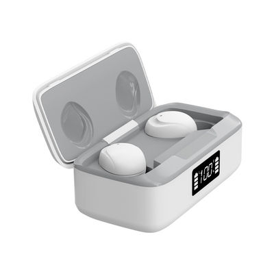 Tutup Silikon Magnetik 400mAh Earbud Bluetooth Nirkabel Tahan Air