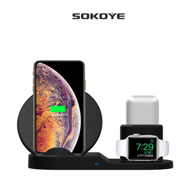 Pengisi Daya Nirkabel Portabel 3 In 1 8cm Untuk Apple Watch Series