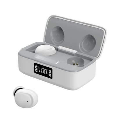 Mini Led Power Display 70mm Earbud Bluetooth Tahan Keringat
