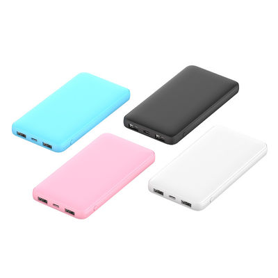 Tidak Ada Goresan 218.5g 136mm Portable Dual USB Power Bank