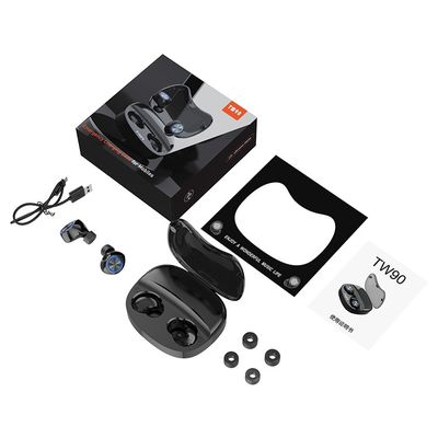 STEREO Chip HiFi TW90 Earphone Nirkabel Bluetooth 5.0