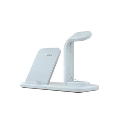 Pengisi Daya Nirkabel Pengisian Cepat 3in1 Dengan Indikator Lampu LED