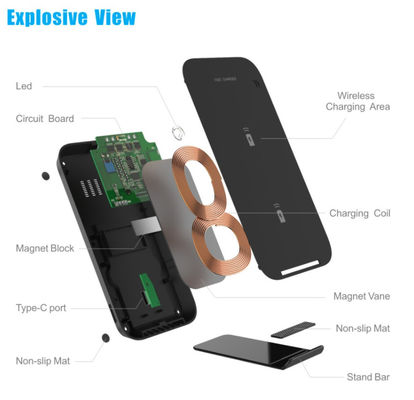 Inbulit 2 Coils 15W Pengisi Daya Nirkabel Pengisian Cepat Untuk Huawei