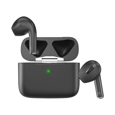 HiFi Stereo 350mAh Earbud Nirkabel Ringan Dengan Casing Pengisi Daya