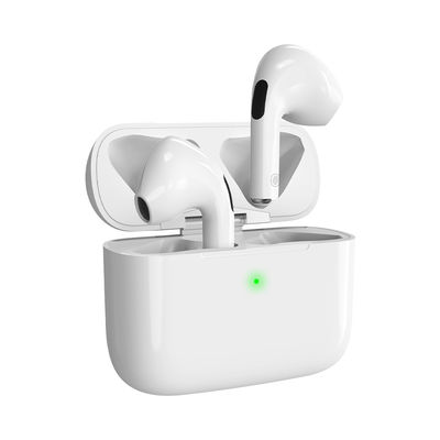 HiFi Stereo 350mAh Earbud Nirkabel Ringan Dengan Casing Pengisi Daya