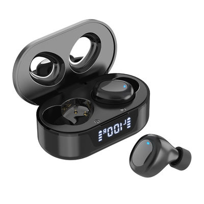Earbud Bluetooth Nirkabel Tahan Air 400mAh Cerdas Dengan Mikrofon