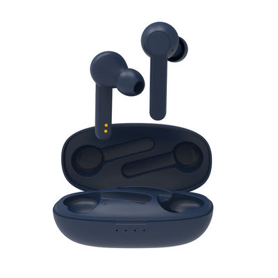 CE RoHs 15m Twins Earbud Nirkabel Headphone Bluetooth 5.0 Ergonomis