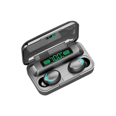 RoHs Tws Bluetooth 5.0 Earbud STouch 9D Stereo F9 Headset Nirkabel Sejati 5.0