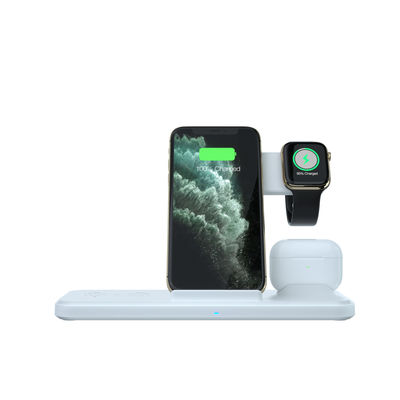 15W Qi Fast Portable Wireless Charger Untuk Jam Tangan iPhone 11 XR X 8