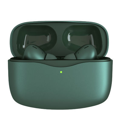 Olahraga 35dB ENC TWS Headphone Kebisingan Membatalkan Earbud Untuk Panggilan
