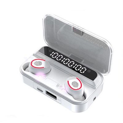Stereo Gaming V5.1 Earbud Bluetooth Nirkabel Tanpa Kabel Dengan Lampu Flash