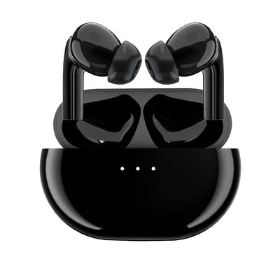 Baterai 300mAh Kebisingan Membatalkan Earphone Earbud Bluetooth Nirkabel