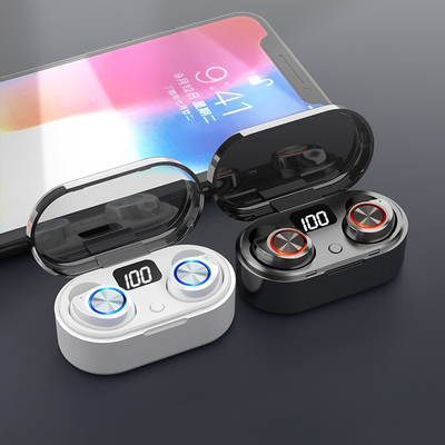 OEM Berganti Nama TW80 Earphone Wireless LED Display BT 5.0 Headphone Headset Nirkabel Earphone TW80